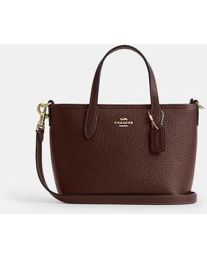 COACH City Mini Tote Bag - Brown