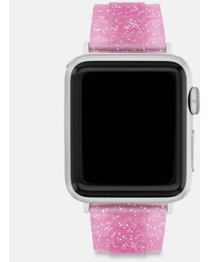 COACH Apple Watch Strap, 38Mm, 40Mm And 41Mm - Pink