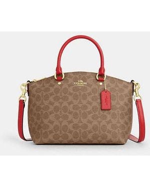 COACH Sadie Satchel Bag - Black