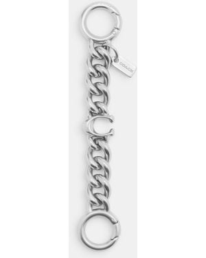 COACH Signature Strap Extender - White