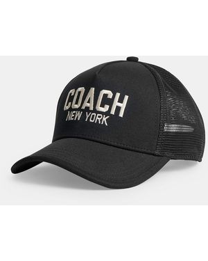 COACH Trucker Hat - Black