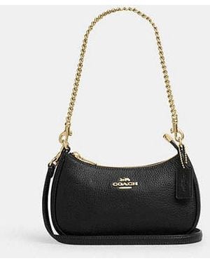 COACH Teri Mini Crossbody Bag in Black Lyst