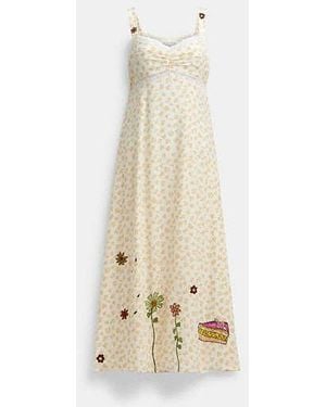COACH Coach X Observed By Us Floral Dress - Black