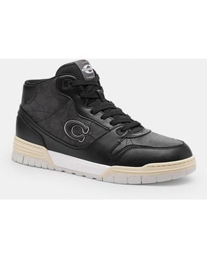 COACH Soho Mid Top Sneaker - Black