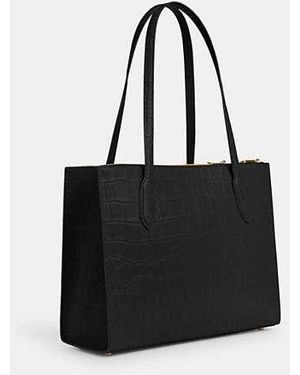 COACH Nina Mini Tote Bag in Black Lyst