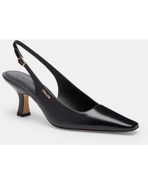 COACH Slingback Heel - Black