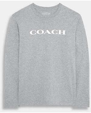 COACH Essential Long Sleeve T-Shirt - Black