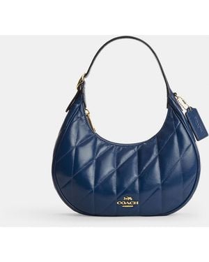 COACH Emily Shoulder Bag With Quilting - Blue