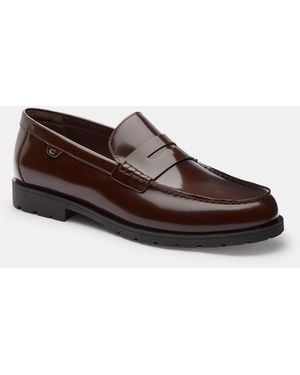 COACH Reagan Loafer - Brown