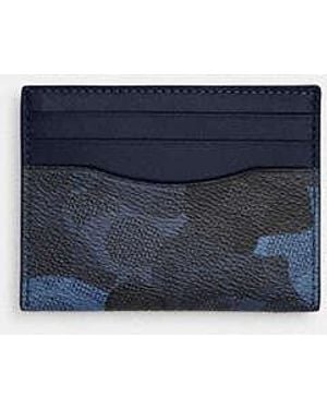 COACH Slim Id Card Case - Black