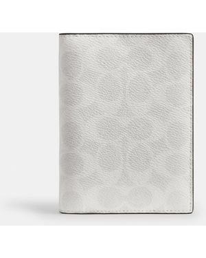 COACH Passport Card Case - White