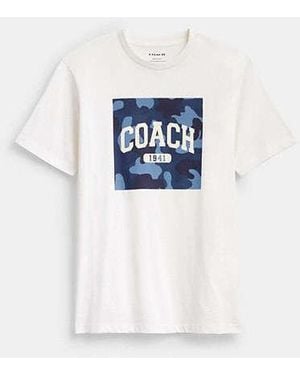COACH Camo Square Classic T-Shirt - Black