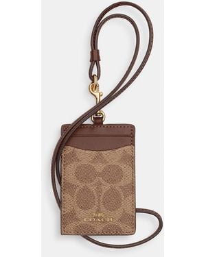 COACH Id Lanyard - Brown