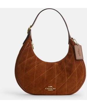 COACH Emily Shoulder Bag With Quilting - Brown