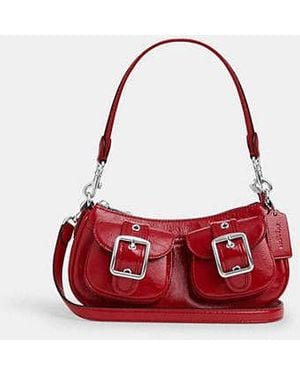 COACH Ashton Baguette Bag - Red