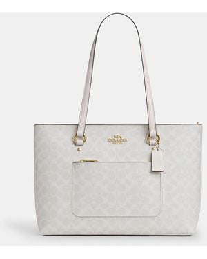 COACH Station Tote Bag - White