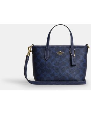 COACH City Mini Tote Bag - Blue