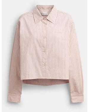 COACH Cotton Button Down - Black