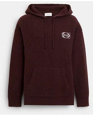 COACH Knit Hoodie - Red