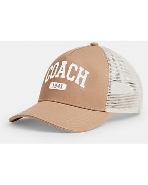 COACH 1941 Embroidered Trucker Hat - Natural