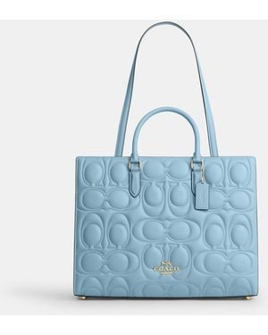 COACH Maggie Tote Bag - Blue