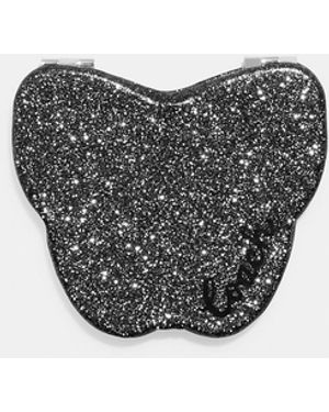 COACH Glitter Butterfly Compact Mirror - Gray