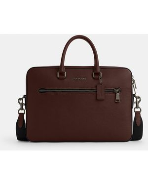 COACH Ethan Slim Brief - Brown