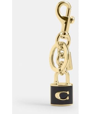 COACH Lock Bag Charm - Metallic