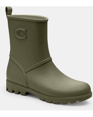 COACH Ryder Rainboot - Green