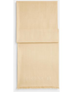 COACH Jumbo Horse And Carriage Wrap - Natural