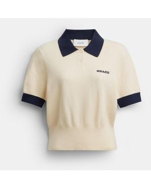 COACH Knit Polo - Blue