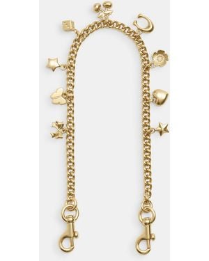 COACH Charm Chain Strap - Metallic