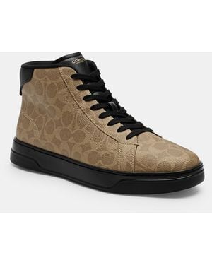 COACH High Line High Top Sneaker - Brown