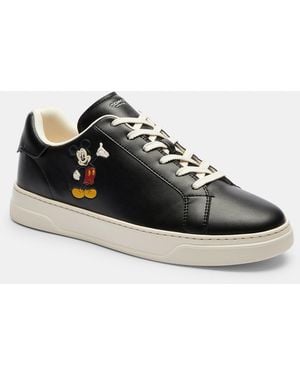 COACH Disney X High Line Sneaker With Mickey Mouse - Black