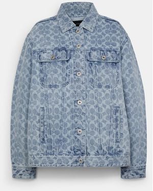 COACH Signature Jacket - Blue