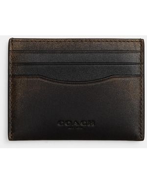 COACH Slim Id Card Case - Black