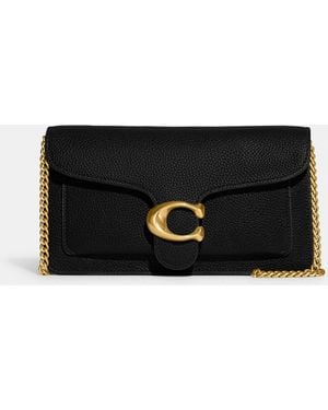 COACH Tabby Chain Clutch - Black