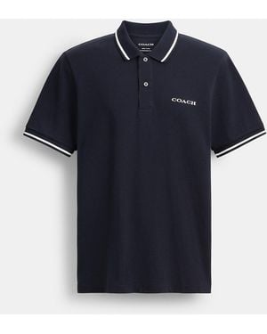 COACH Signature Polo for Men | Lyst