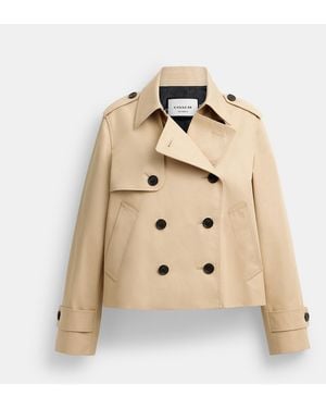 COACH Short Trench - Natural