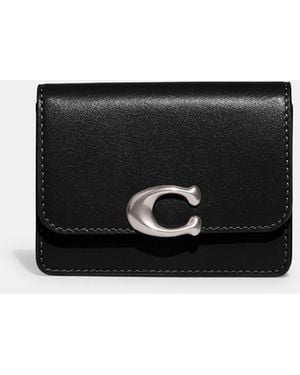 COACH Bandit Card Case - Black