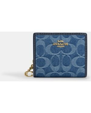 COACH Snap Wallet - Blue