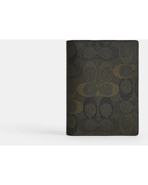 COACH Passport Card Case - Green