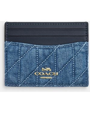 COACH Slim Id Card Case - Blue