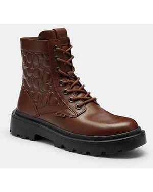 COACH Combat Boot - Black
