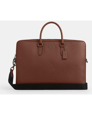 COACH Ethan Large Brief - Brown