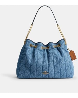 COACH Evelyn Shoulder Bag - Blue