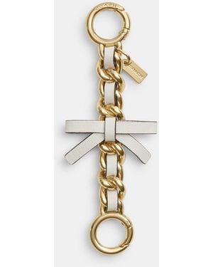 COACH Bow Strap Extender - Metallic