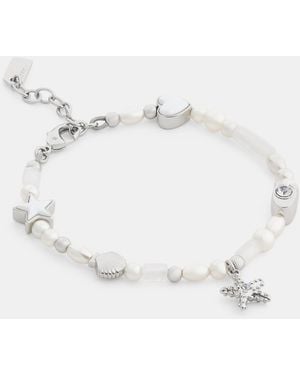 COACH Pearls And Seashell Bracelet - White