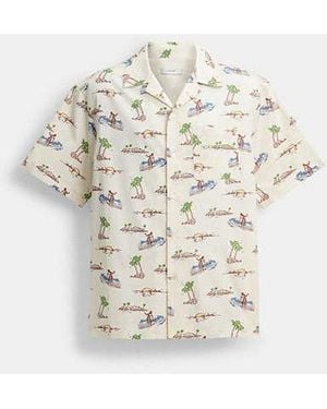 COACH Surf Camp Shirt - Black