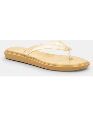 COACH Jelly Flip Flop - Natural